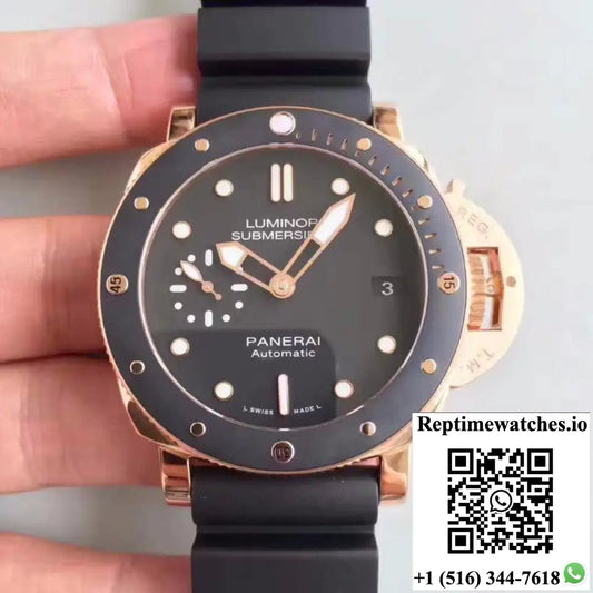 Panerai Luminor Submersible PAM684 XF Factory Black Dial - Watches