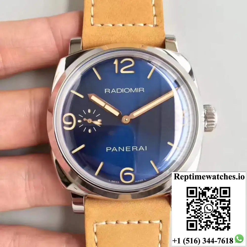 Panerai Radiomir 1940 PAM690 ZF Factory Blue Dial - Watches