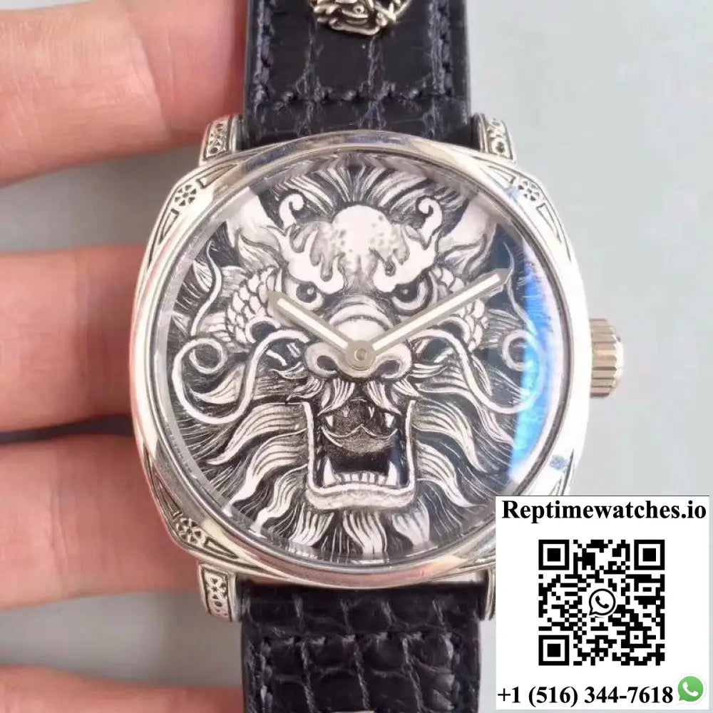 Panerai Radiomir FIRENZE Hand-Drawn Dragon Pattern Dial - Watches