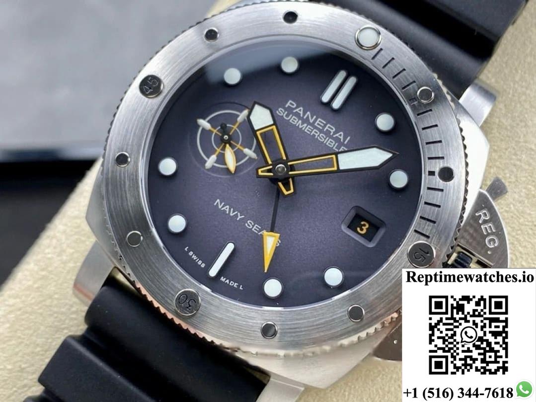 Panerai Submariner Pam01323 Vs Factory Rubber Strap-Rep Time Watches