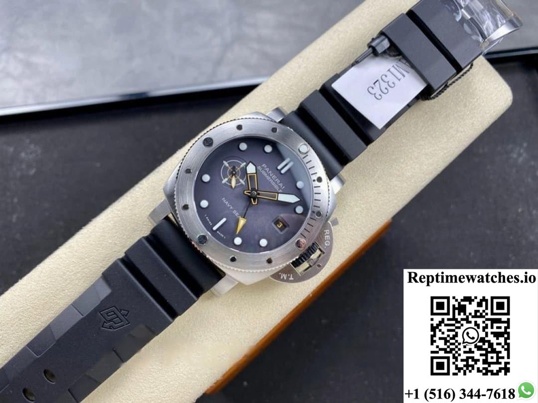 Panerai Submariner Pam01323 Vs Factory Rubber Strap-Rep Time Watches