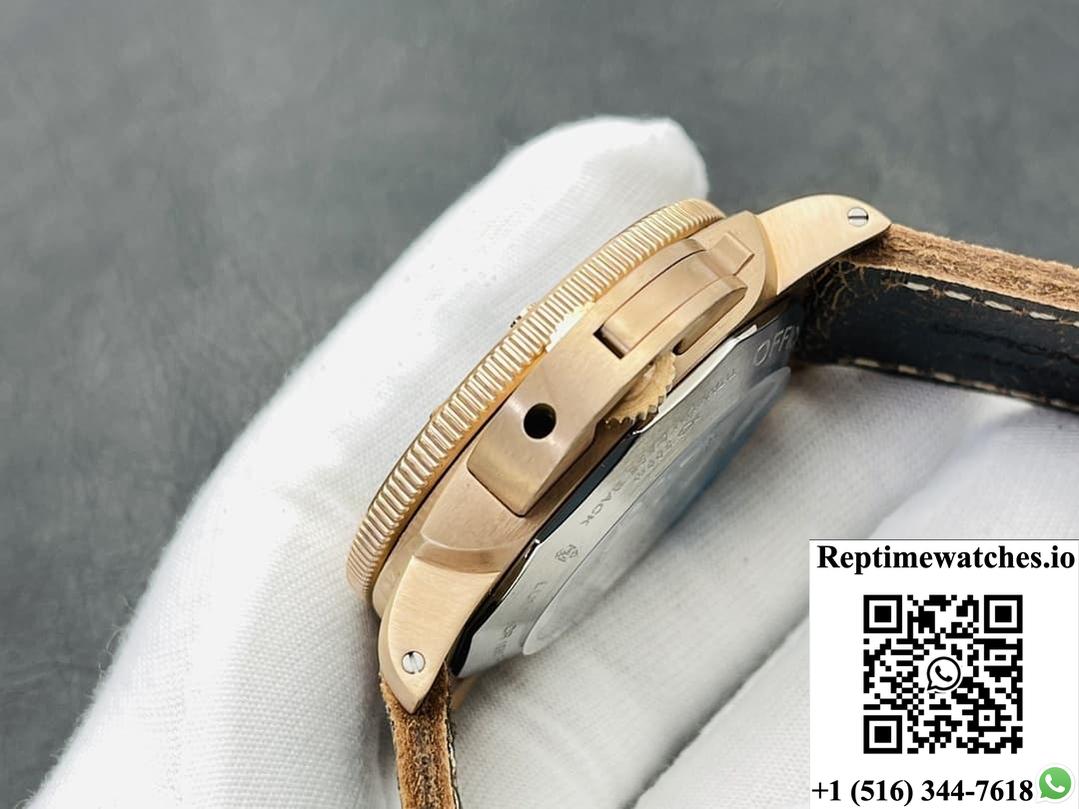 Panerai Submersible Pam00382 Vs Factory Leather Strap-Rep Time Watches