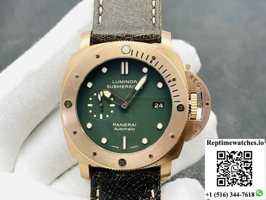 Panerai Submersible PAM00382 VS Factory Leather strap