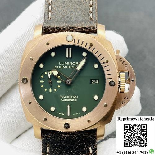 Panerai Submersible Pam00382 Vs Factory Leather Strap-Rep Time Watches