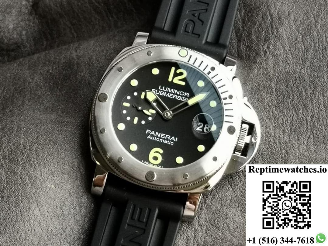 Panerai Submersible Pam01024 Vs Factory Stainless Steel Bezel-Rep Time Watches