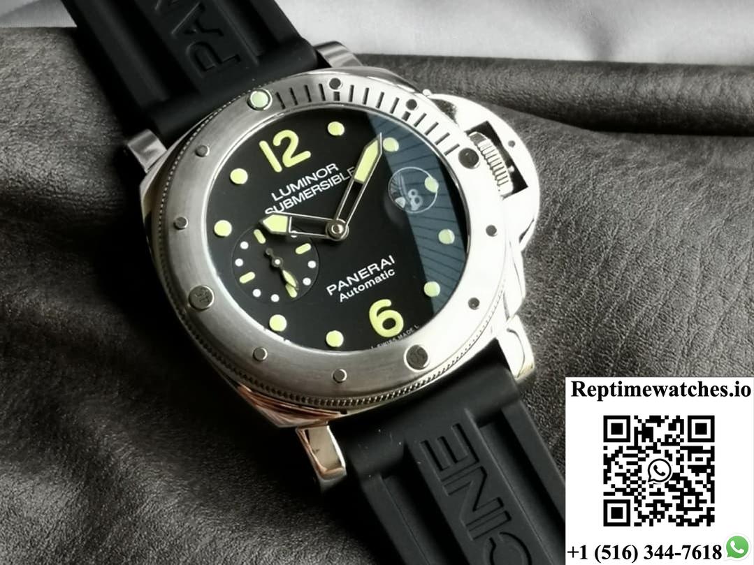 Panerai Submersible Pam01024 Vs Factory Stainless Steel Bezel-Rep Time Watches