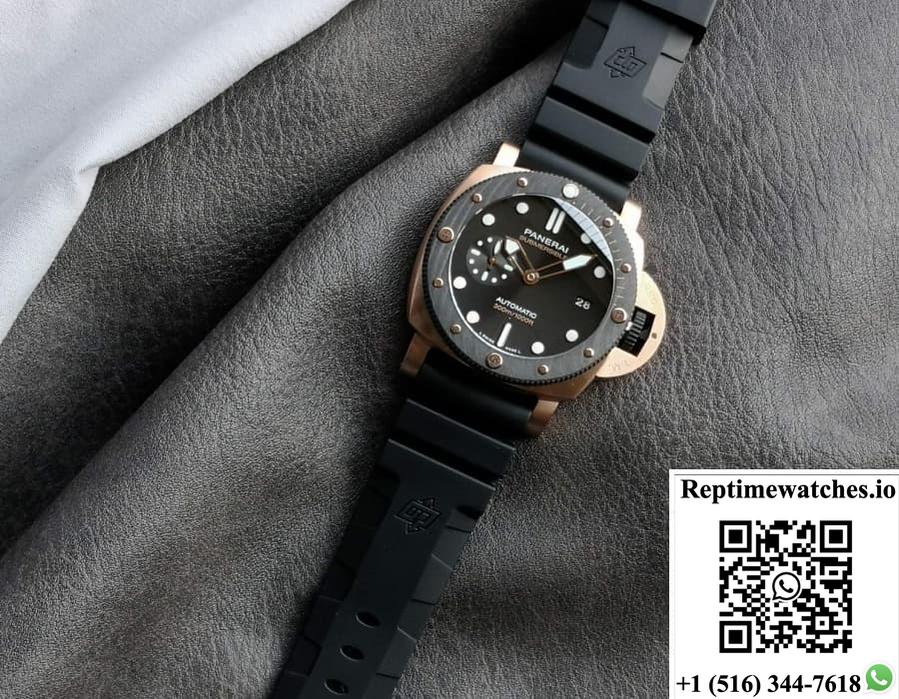 Panerai Submersible Pam02164 Vs Factory Black Dial-Rep Time Watches
