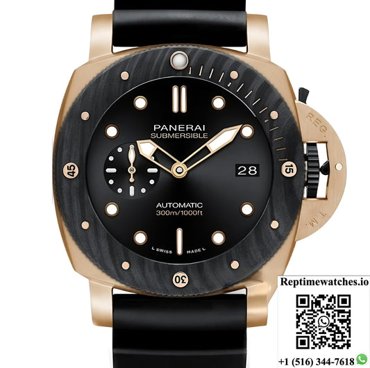 Panerai Submersible Pam02164 Vs Factory Black Dial-Rep Time Watches