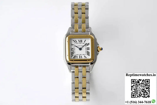 Panthere De Cartier W2PN0006 22MM BV Factory White Dial - Watches