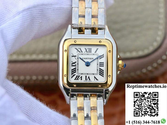 Panthere De Cartier W2Pn0006 8848 Factory White Dial-Rep Time Watches