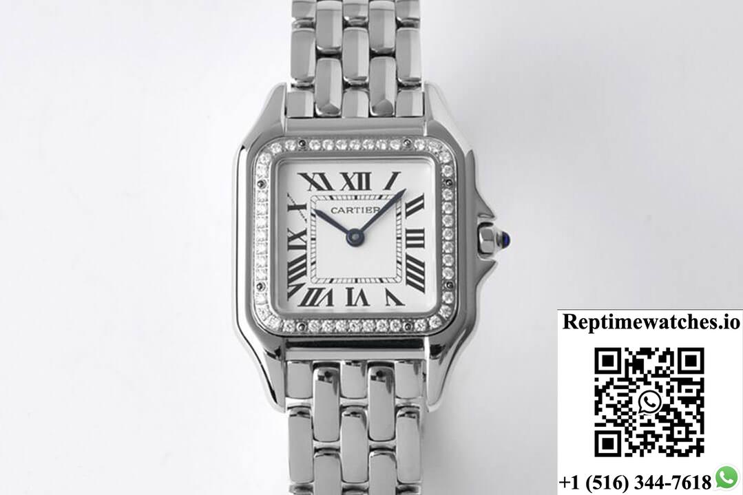 Panthere De Cartier W4Pn0008 27Mm Bv Factory Diamond Bezel-Rep Time Watches