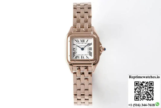 Panthere De Cartier WGPN0006 22MM BV Factory White Dial - Watches