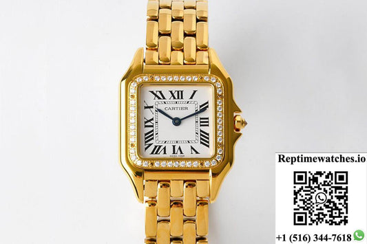 Panthere De Cartier Wjpn0016 27Mm Bv Factory Yellow Gold-Rep Time Watches