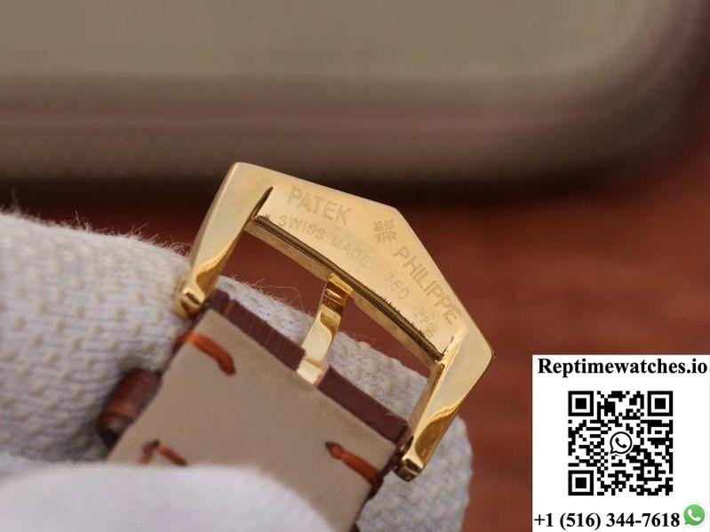 Patek Philippe Annual Calendar 5035J Gold Dial-Rep Time Watches