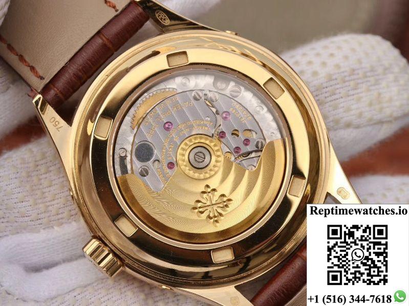 Patek Philippe Annual Calendar 5035J Gold Dial-Rep Time Watches
