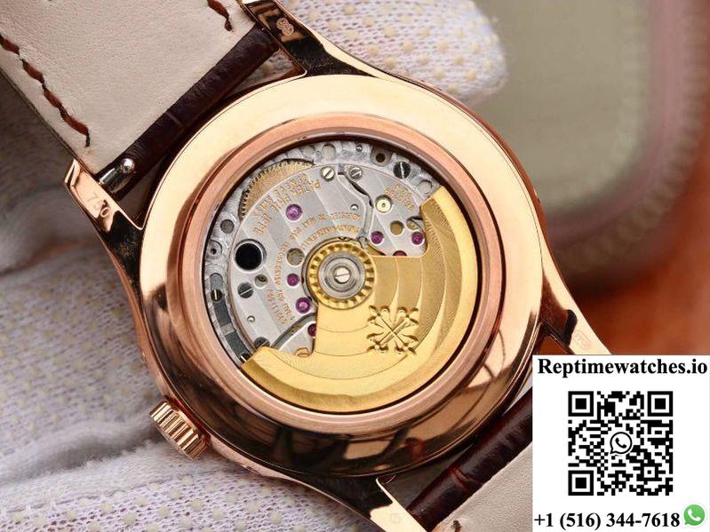 Patek Philippe Annual Calendar 5205G-001 Km Factory Black Dial-Rep Time Watches