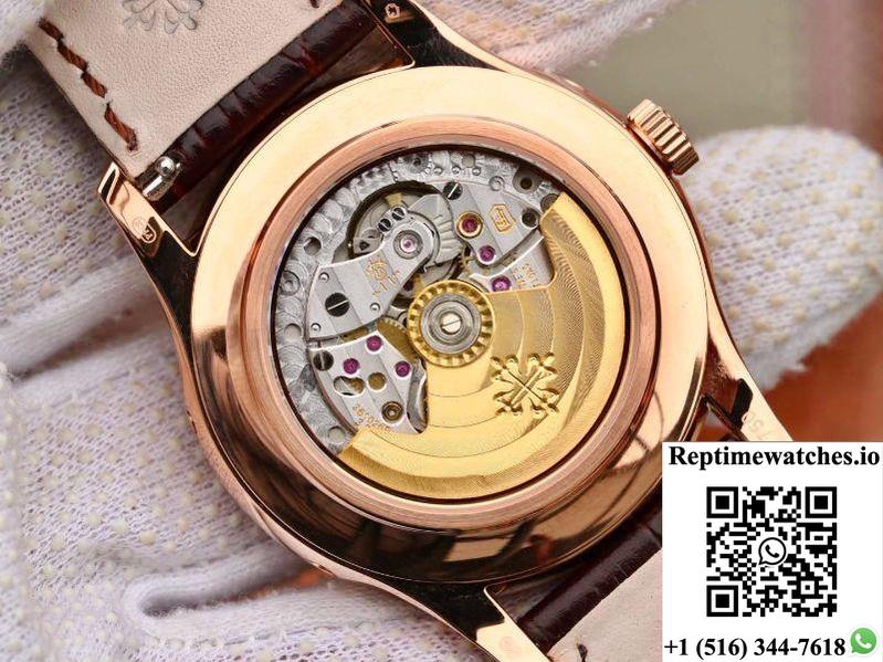 Patek Philippe Annual Calendar 5205G-001 Km Factory Black Dial-Rep Time Watches