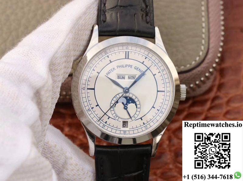 Patek Philippe Annual Calendar 5396G-001 Km Factory White Dial-Rep Time Watches