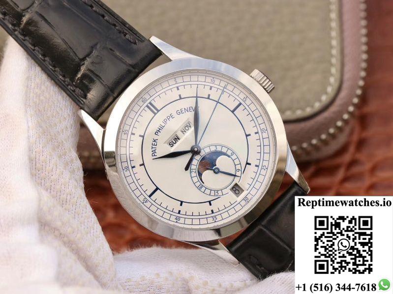 Patek Philippe Annual Calendar 5396G-001 Km Factory White Dial-Rep Time Watches