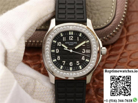 Patek Philippe Aquanaut 5067A-001 Ppf Factory Black Dial-Rep Time Watches