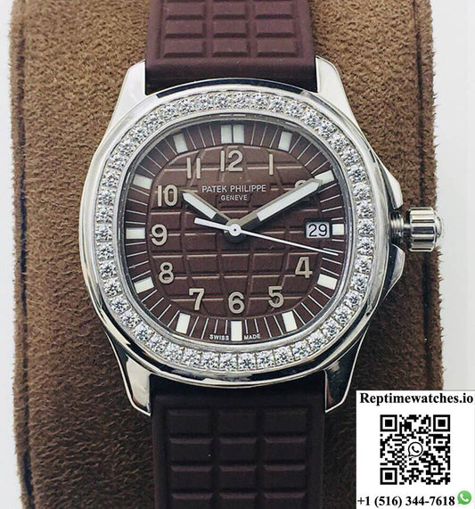 Patek Philippe Aquanaut 5067A-023 Quartz Movement Ppf Factory Brown Dial-Rep Time Watches