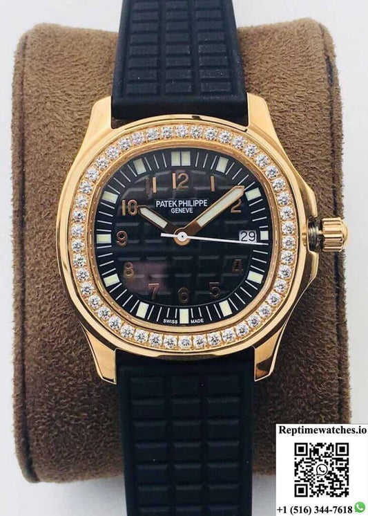 Patek Philippe Aquanaut 5067A Quartz Movement Ppf Factory Rose Gold Case-Rep Time Watches