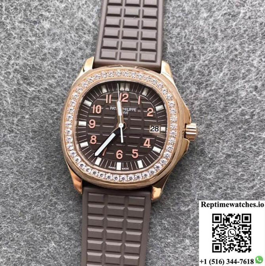 Patek Philippe Aquanaut 5068R-001 Ppf Factory Brown Dial-Rep Time Watches