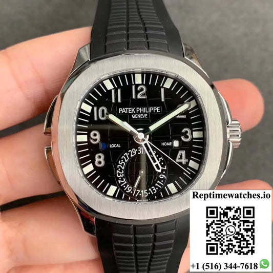 Patek Philippe Aquanaut 5164A-001 GR Factory Stainless Steel Black Dial - Watches