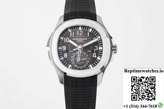 Patek Philippe Aquanaut 5164A-001 Zf Factory Black Dial-Rep Time Watches