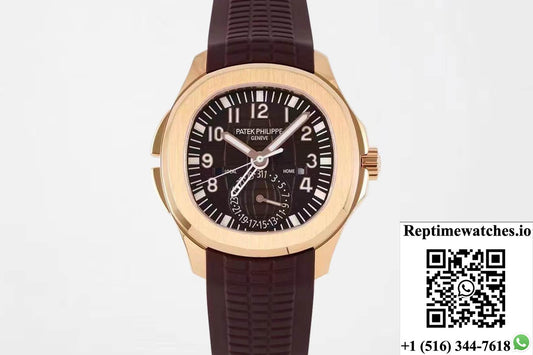 Patek Philippe Aquanaut 5164R-001 Zf Factory Brown Dial-Rep Time Watches
