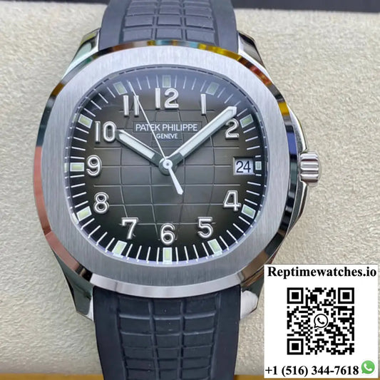 Patek Philippe Aquanaut 5167A-001 3K Factory Black Strap - Watches