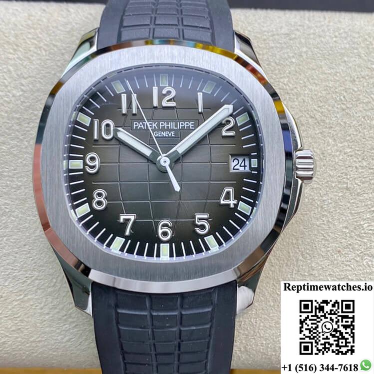 Patek Philippe Aquanaut 5167A-001 3K Factory Black Strap-Rep Time Watches