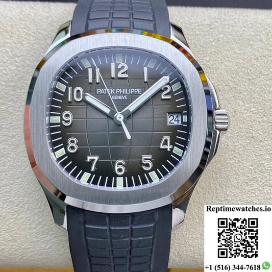 Patek Philippe Aquanaut 5167A-001 3K Factory Black Strap-Rep Time Watches
