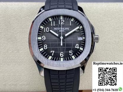 Patek Philippe Aquanaut 5167A-001 3K Factory V2 Upgraded Version Black Dial-Rep Time Watches