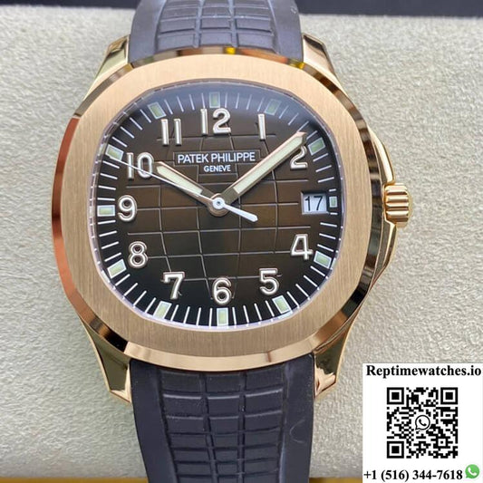 Patek Philippe Aquanaut 5167R-001 3K Factory Rose Gold-Rep Time Watches