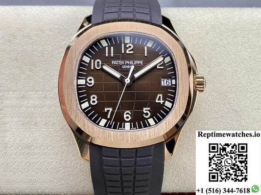 Patek Philippe Aquanaut 5167R-001 3K Factory V2 Upgraded Version Rubber Strap-Rep Time Watches