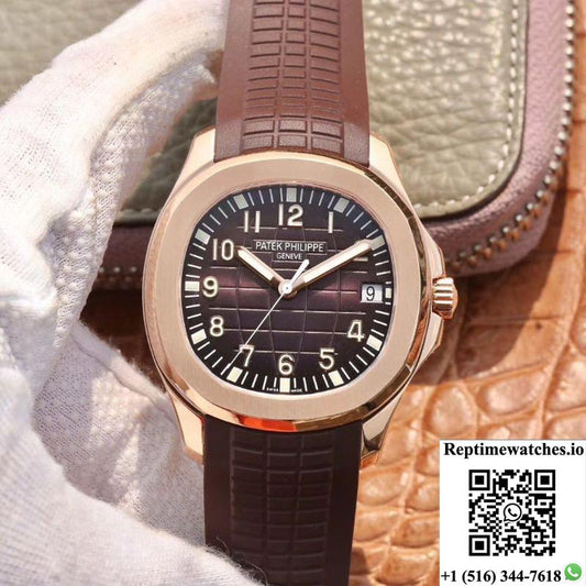 Patek Philippe Aquanaut 5167R-001 40Mm Zf Factory Dark Brown Dial-Rep Time Watches