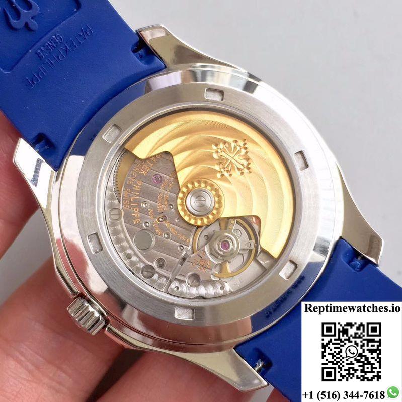 Patek Philippe Aquanaut 5168G-001 Pf Factory Black-Blue Dial-Rep Time Watches