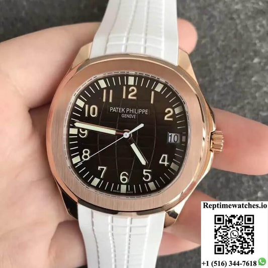 Patek Philippe Aquanaut 5168G Zf Factory Rose Gold-Rep Time Watches