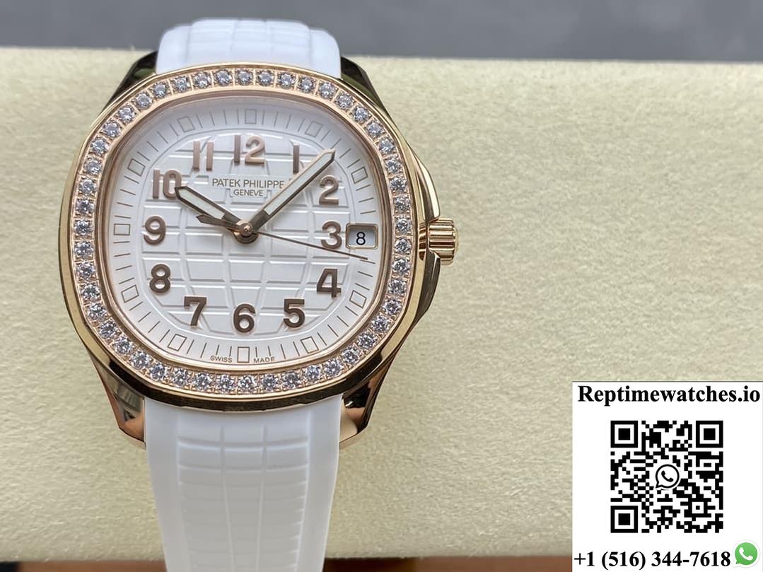 Patek Philippe Aquanaut 5268-200R-001 Gr Factory White Dial-Rep Time Watches