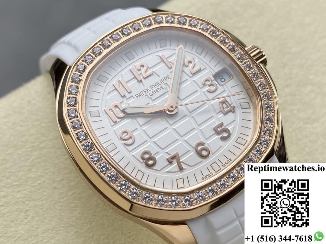 Patek Philippe Aquanaut 5268-200R-001 Gr Factory White Dial-Rep Time Watches