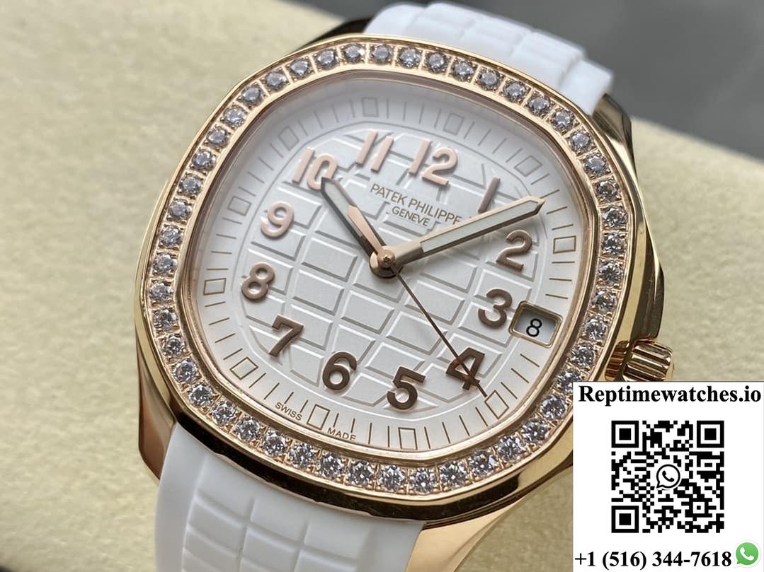 Patek Philippe Aquanaut 5268-200R-001 Gr Factory White Dial-Rep Time Watches