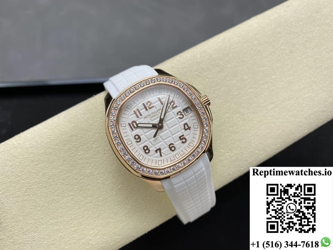 Patek Philippe Aquanaut 5268-200R-001 Gr Factory White Dial-Rep Time Watches