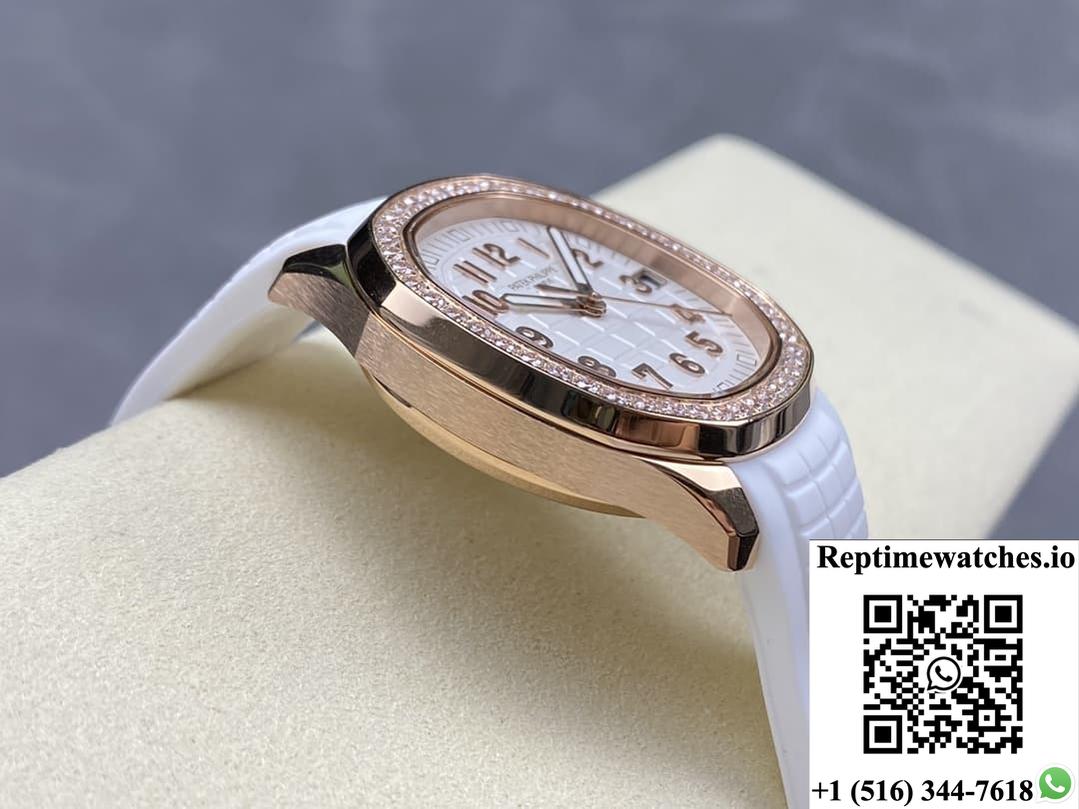 Patek Philippe Aquanaut 5268-200R-001 Gr Factory White Dial-Rep Time Watches