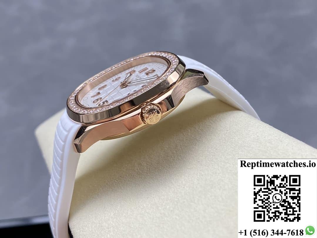 Patek Philippe Aquanaut 5268-200R-001 Gr Factory White Dial-Rep Time Watches