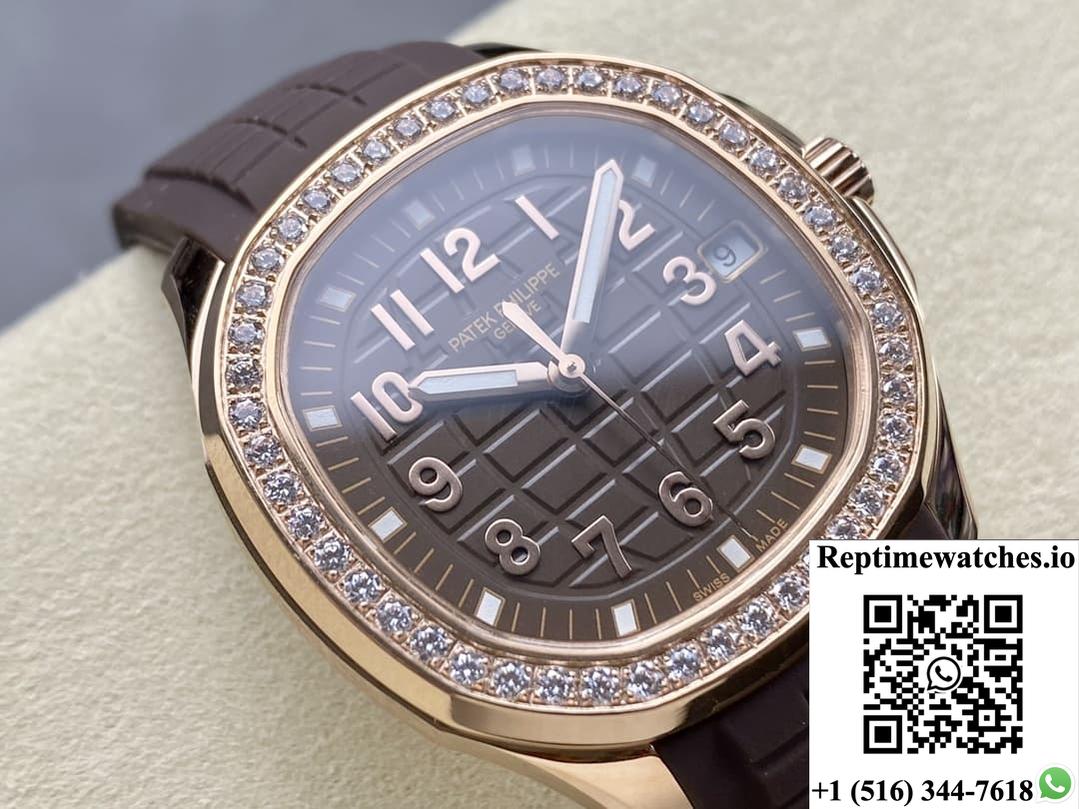 Patek Philippe Aquanaut 5268-200R-010 Gr Factory Transparent Case Back-Rep Time Watches