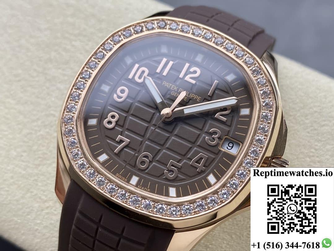 Patek Philippe Aquanaut 5268-200R-010 Gr Factory Transparent Case Back-Rep Time Watches