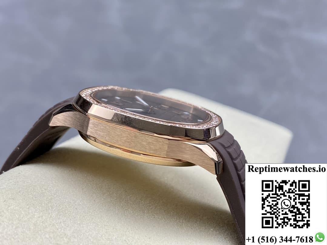 Patek Philippe Aquanaut 5268-200R-010 Gr Factory Transparent Case Back-Rep Time Watches