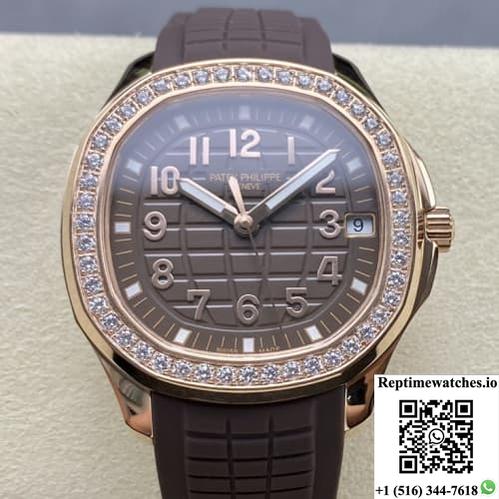 Patek Philippe Aquanaut 5268-200R-010 Gr Factory Transparent Case Back-Rep Time Watches
