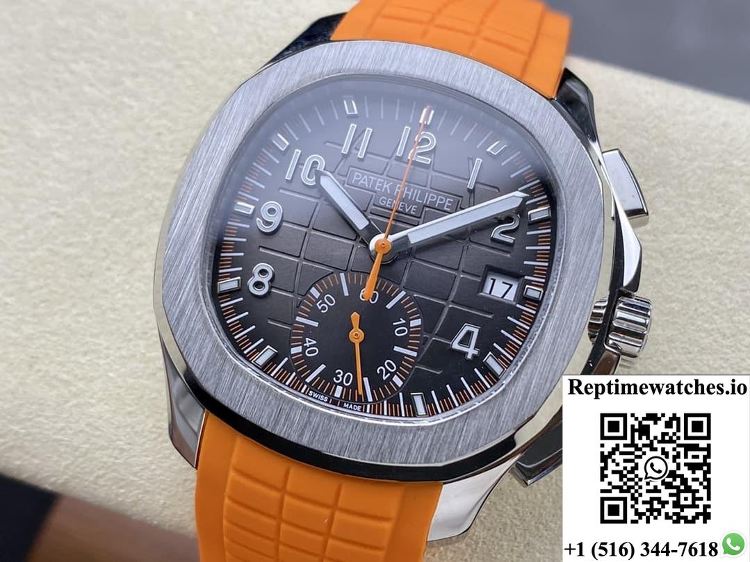 Patek Philippe Aquanaut 5968A-001 Gr Factory Black Dial-Rep Time Watches